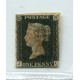 INGLATERRA 1840 Yv. 1 LA PRIMER ESTAMPILLA DEL MUNDO EL EMBLEMATICO PENIQUE NEGRO DE GRAN CALIDAD FINAMENTE USADO 325 EUROS HERMOSA